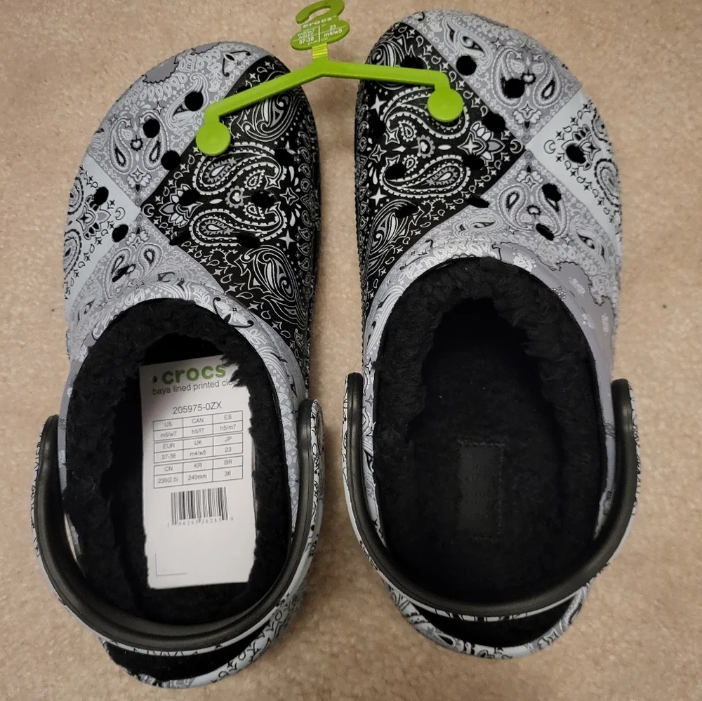 CROCS Baya Lined Printed Clog - Picture 4 of 7